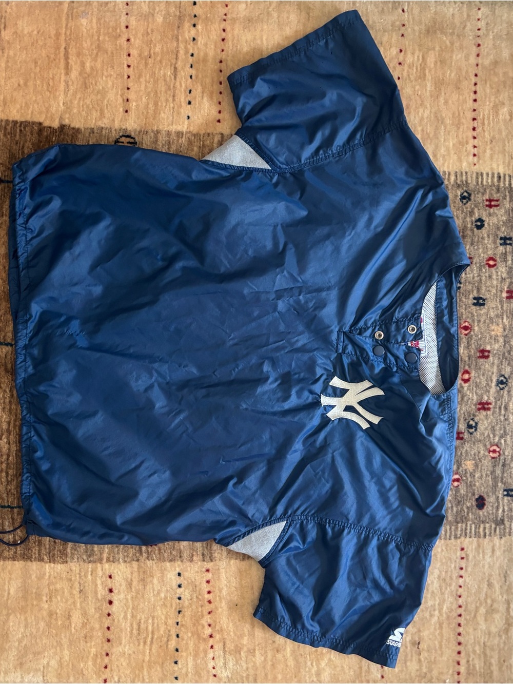 Vintage New York Yankees Starter Diamond Collection BP Pullover SIZE XL 90's